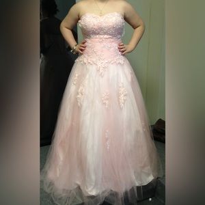 Baby Pink Ball Gown